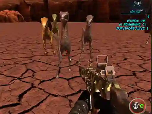 Logħba Dinosaurs Survival Active Vulcan onlajn