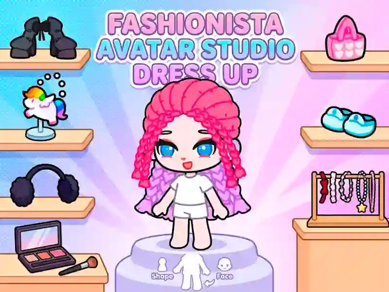 Logħba Fashionista Avatar Studio Dress Up onlajn