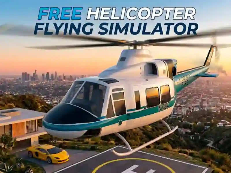 Logħba Free Helicopter Flying Simulator onlajn