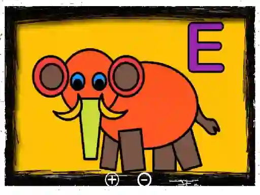 Logħba Easy Kids Coloring Letters onlajn