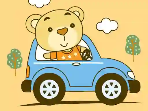 Logħba Cute Animal Ride Match 3 onlajn