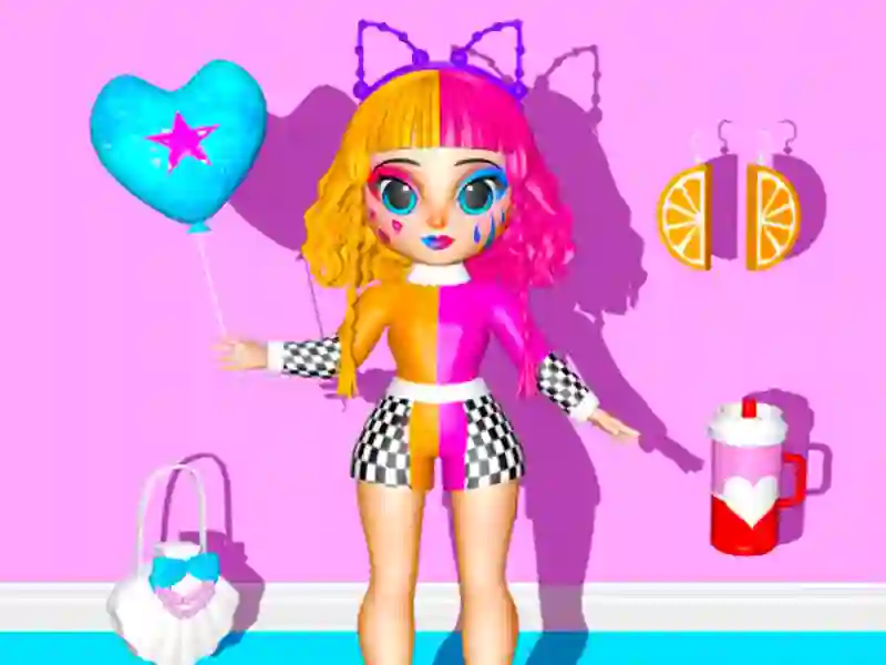 Logħba Surprise Doll Dress Up onlajn