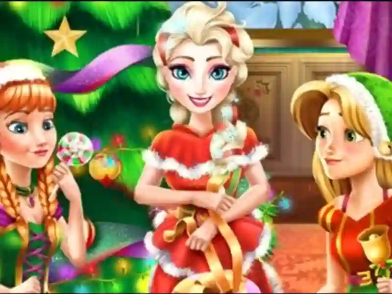 Logħba Disney Princess Christmas Party onlajn