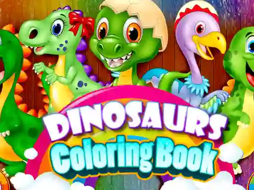 Logħba Dinosaurs Coloring Book onlajn