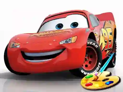Logħba Disney Cars Coloring Book onlajn