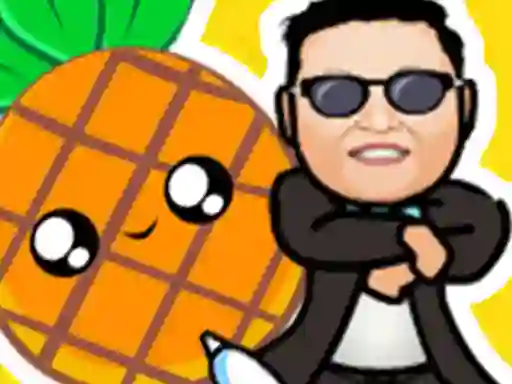 Logħba Pineapple and pen vs gangnam style onlajn