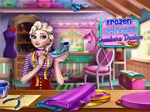 Logħba Frozen Princess Sneakers Design onlajn