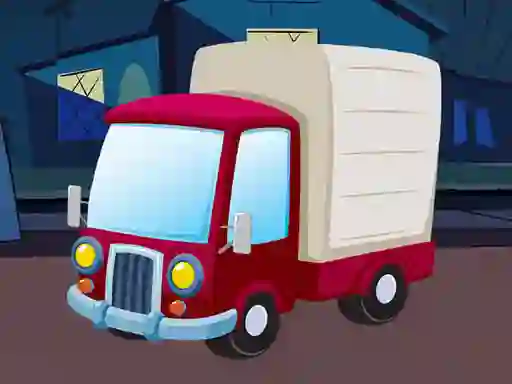 Logħba Fun Truck Jigsaw onlajn