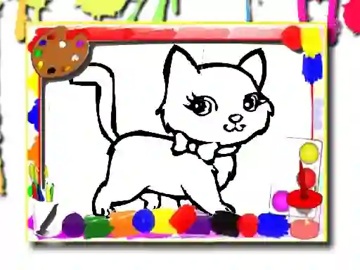 Logħba Sweet Cats Coloring onlajn
