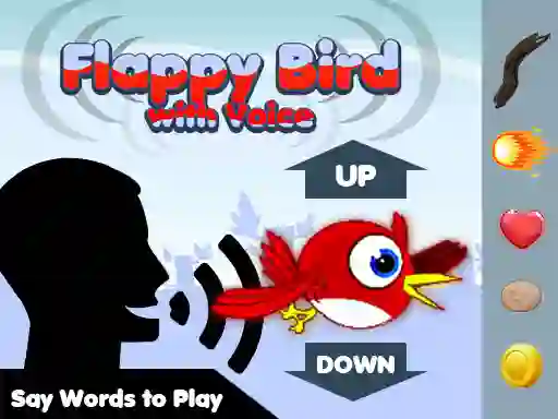 Logħba Flappy Bird With Voice onlajn