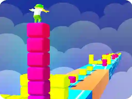 Logħba Cubes Stack 3D onlajn