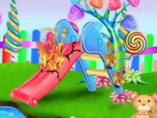Logħba Candy Garden Cleaning onlajn