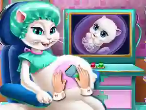 Logħba Kitty Pregnant Check-up onlajn