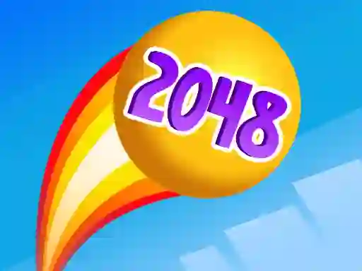 Logħba Rainbow Balls 2048 onlajn