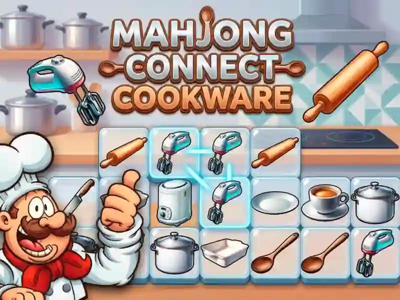 Logħba Mahjong Connect Cookware onlajn