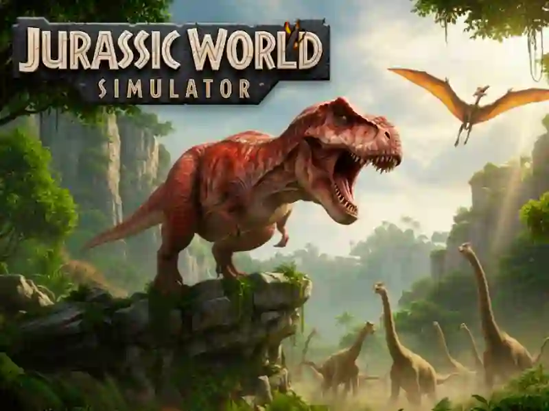 Logħba Jurassic World Simulator onlajn