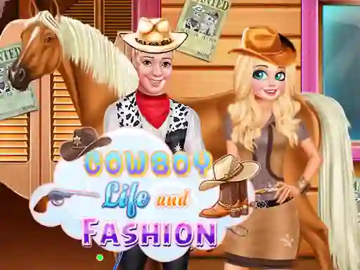 Logħba Cowboy Life and Fashion onlajn