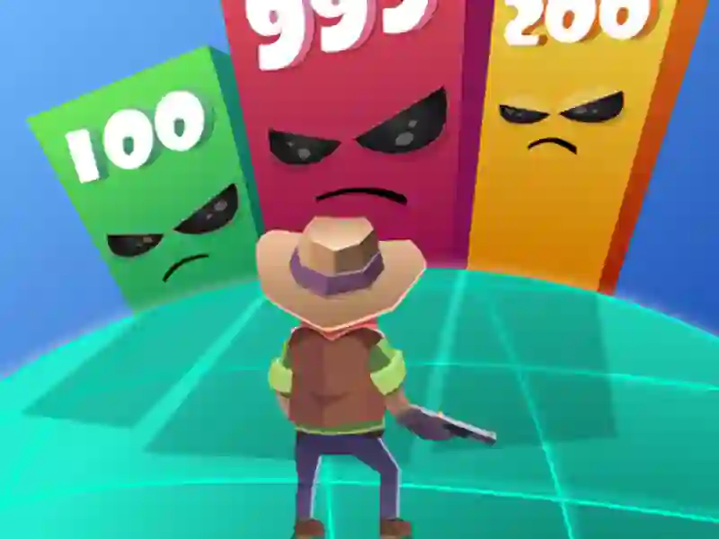 Logħba Shoot Block Rush 3D onlajn
