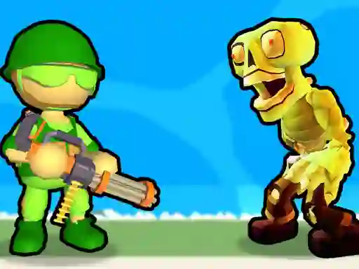 Logħba Destruction of Stickman Zombie onlajn