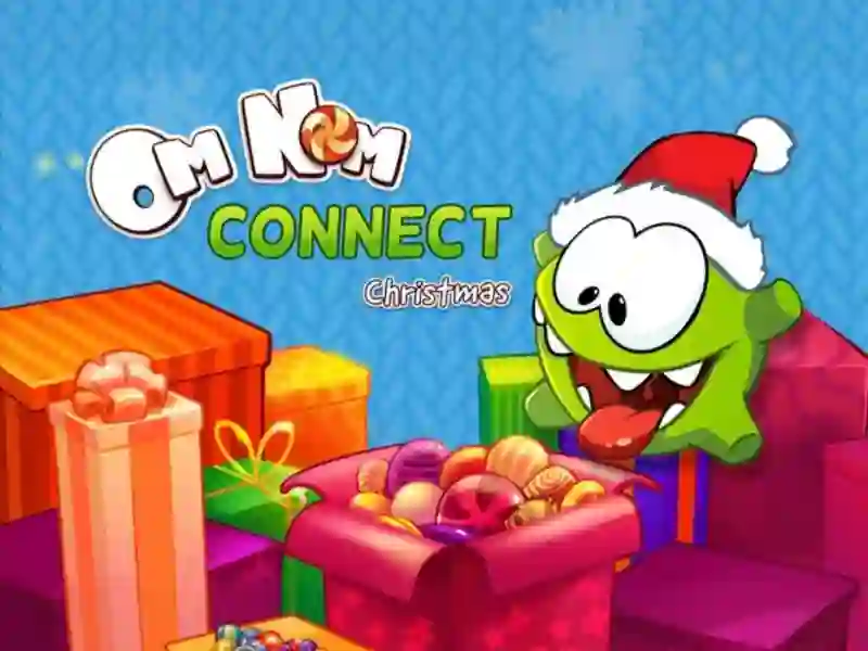 Logħba Om Nom Connect Christmas onlajn