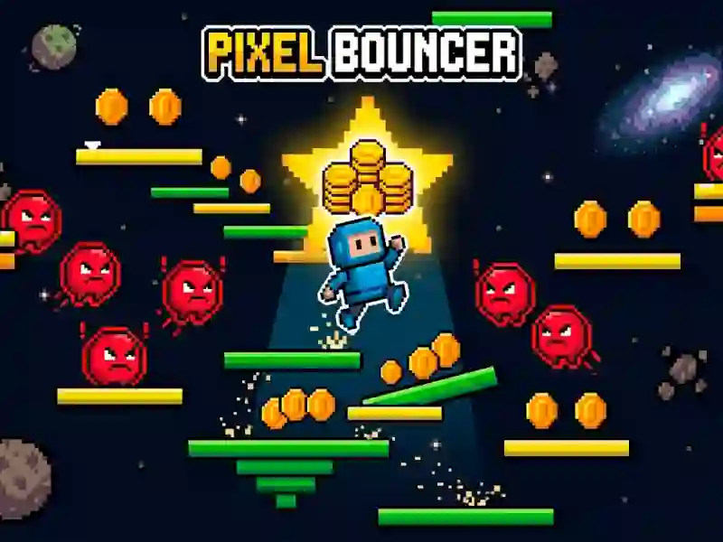 Logħba Pixel Bouncer onlajn