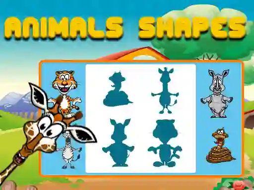 Logħba Animals Shapes onlajn