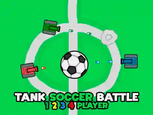 Logħba Tank Soccer Battle 1 2 3 4 Player onlajn