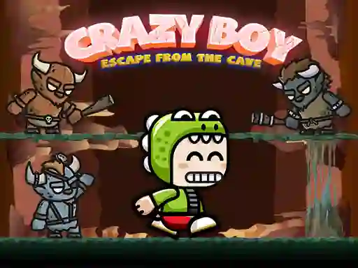 Logħba Crazy Boy Escape From The Cave onlajn