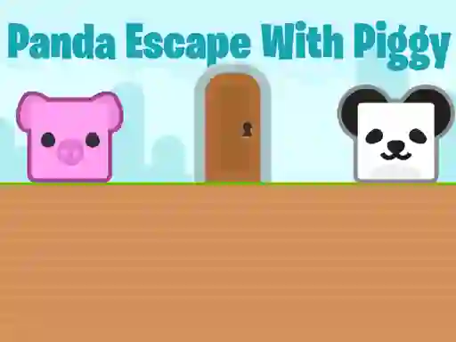 Logħba Panda Escape With Piggy onlajn