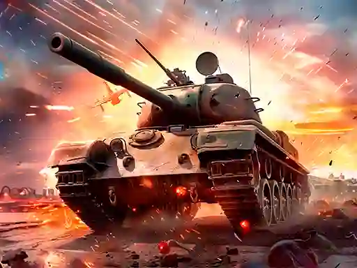 Logħba Battle Tanks Firestorm onlajn
