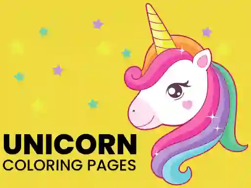 Logħba Unicorn Coloring Pages onlajn