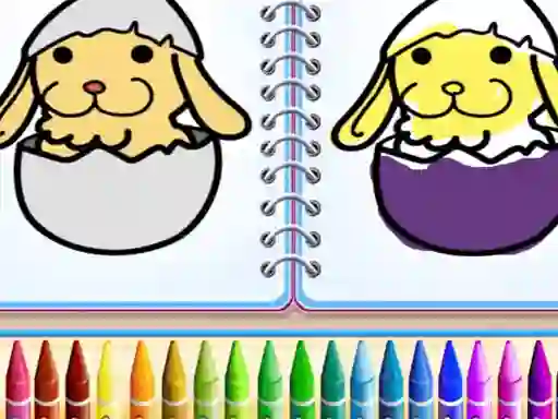 Logħba Coloring Bunny Book onlajn