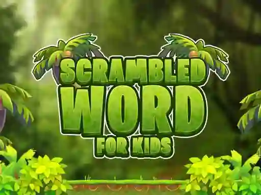 Logħba Scrambled Word For Kids onlajn