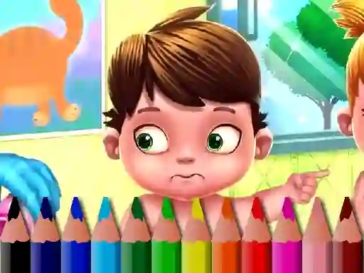 Logħba Back To School: Baby Coloring Book onlajn