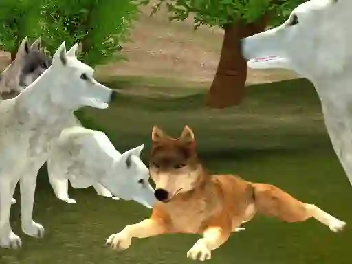 Logħba Wild Wolves Hunger Attack onlajn
