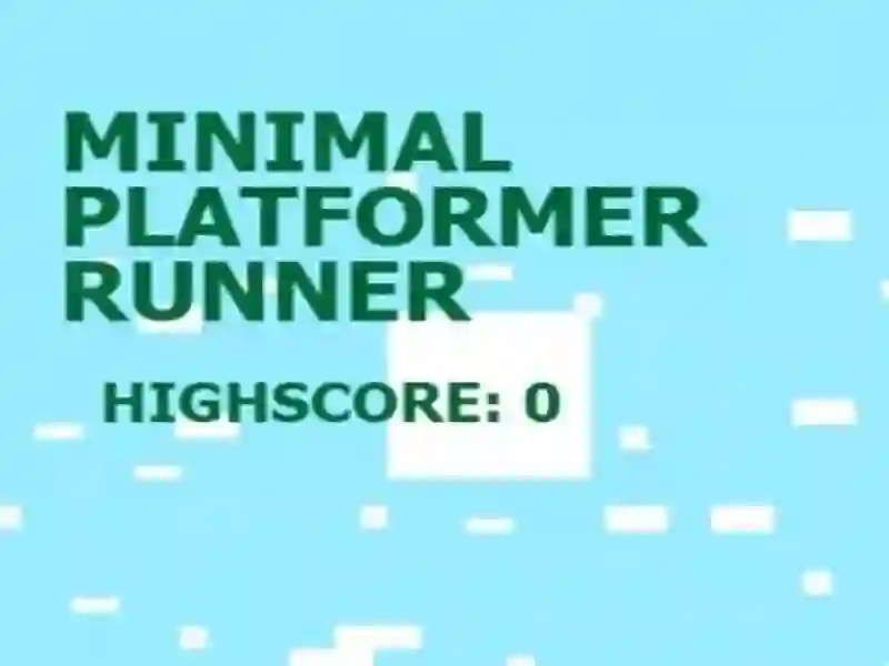 Logħba Minimal Platformer Runner onlajn
