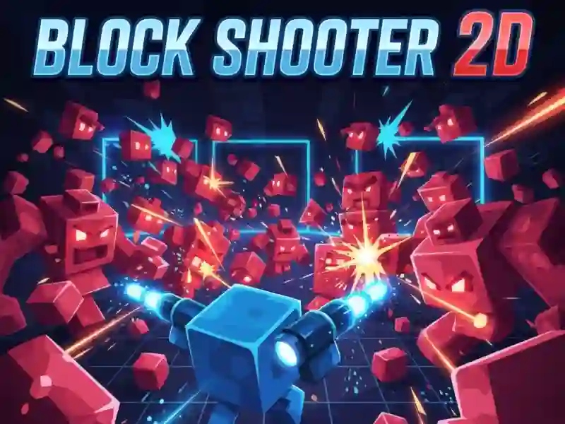 Logħba Block Shooter 2D onlajn