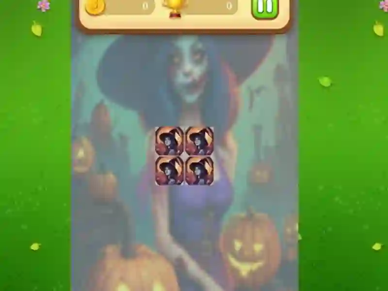 Logħba Witch Memory Match onlajn