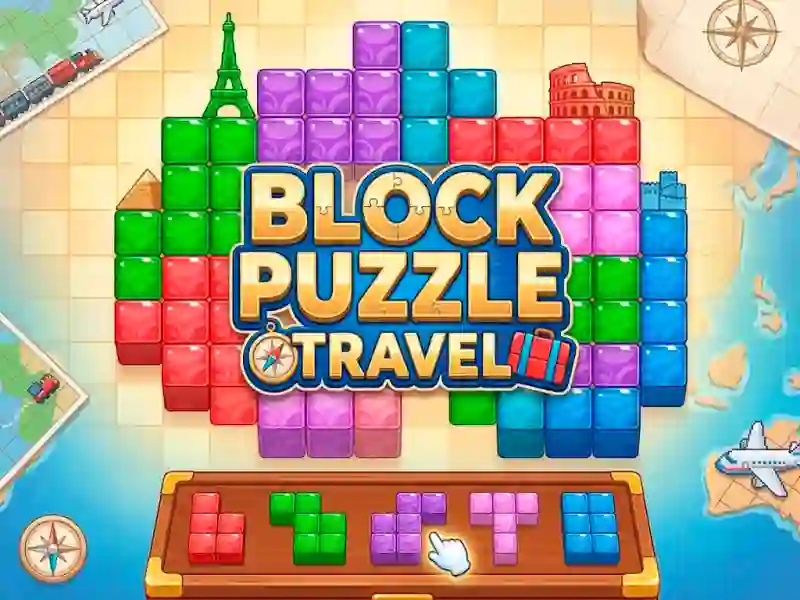 Logħba Block Puzzle Travel onlajn