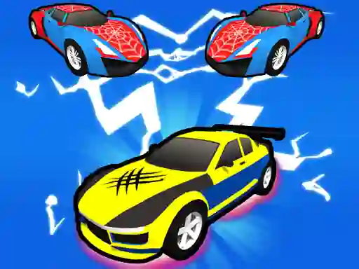 Logħba Superhero Car Merge Master onlajn
