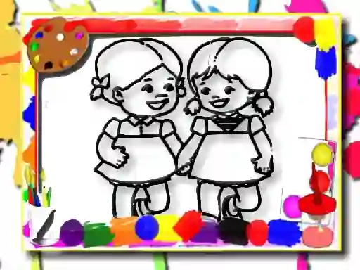 Logħba Kids Coloring Time onlajn