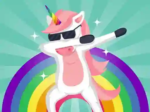Logħba Dab Unicorns Puzzle onlajn