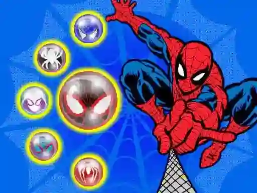 Logħba Spiderman Bubble Shooter onlajn