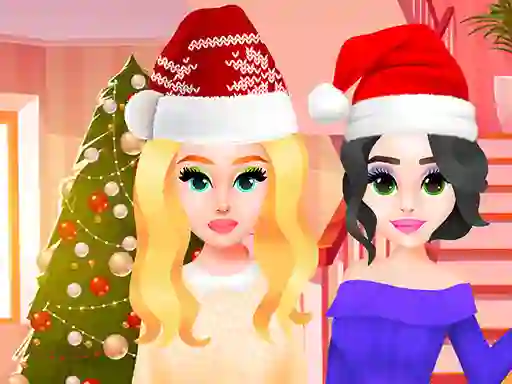 Logħba Christmas Party Girls onlajn