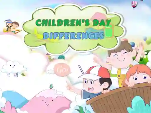 Logħba Childrens Day Differences onlajn