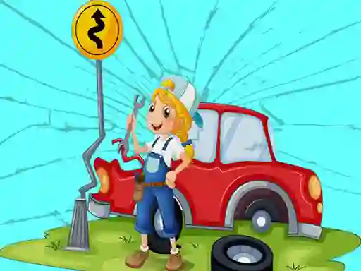 Logħba Broken Cars Jigsaw onlajn