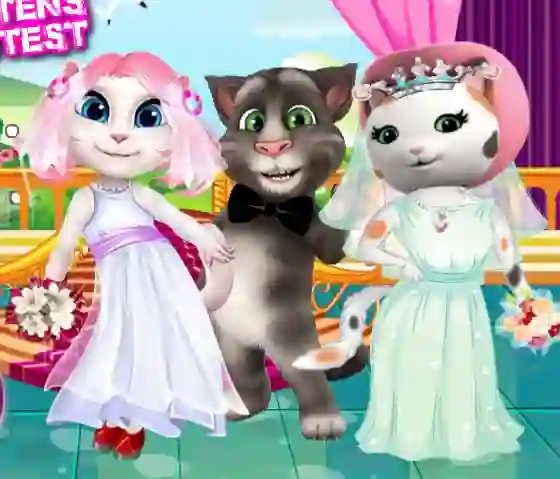 Logħba White Kittens Bride Contest onlajn