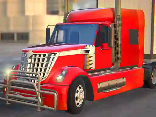 Logħba American Truck Car Driving onlajn