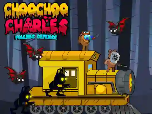 Logħba Choochoo Charles Friends Defense onlajn