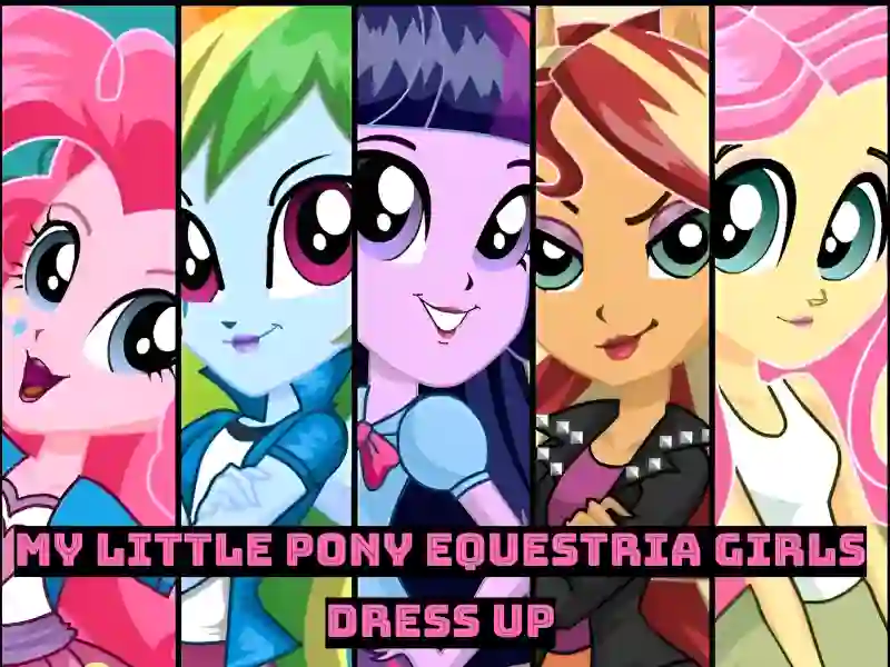 Logħba My Little Pony Equestria Girls dress up onlajn